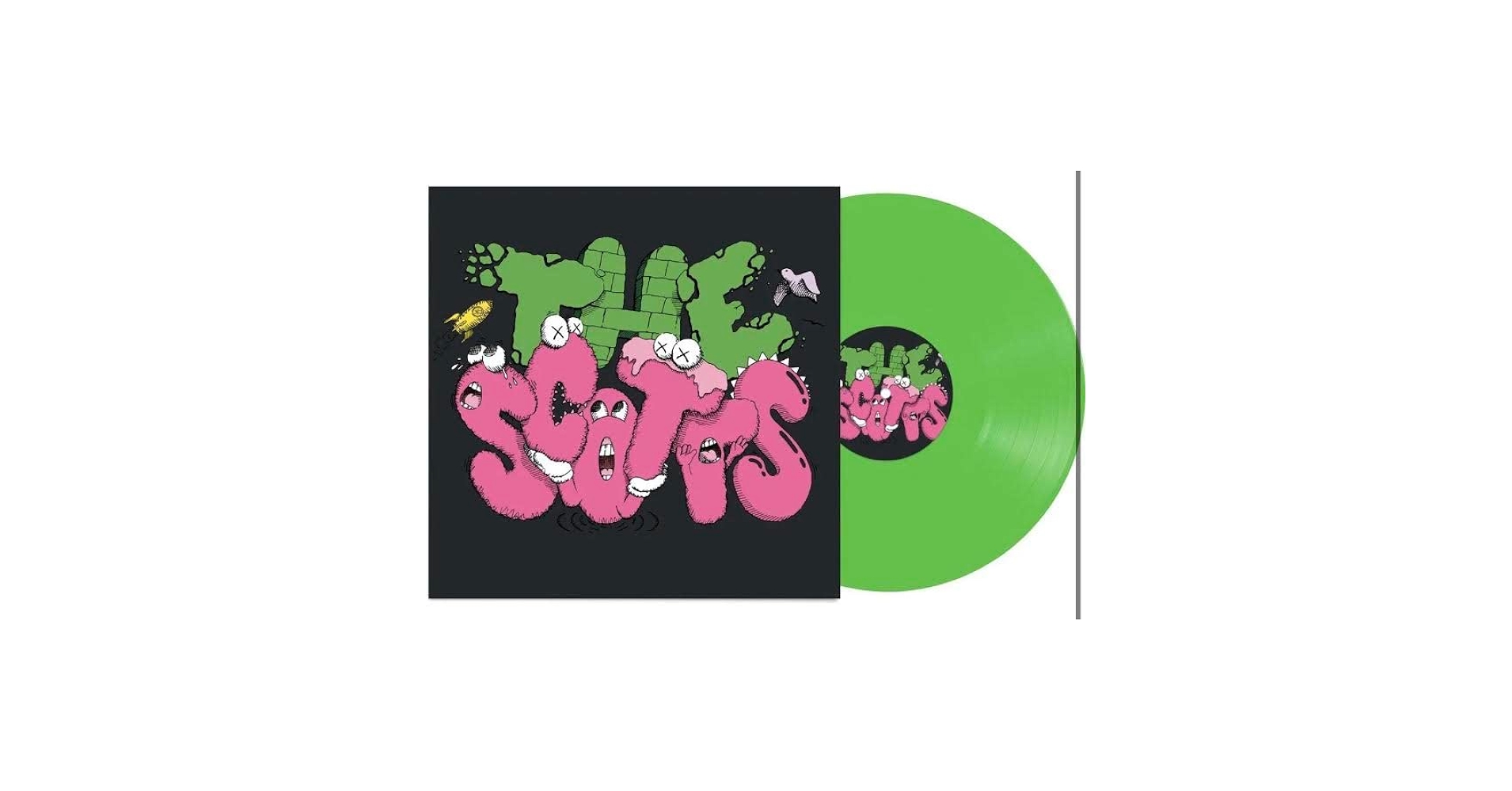 洋楽 Travis Scott Kaws cd set Travis Scott The Scotts Kaws Vinyl 7